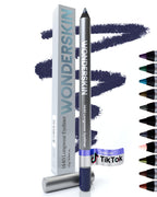 Wonderskin 1440 Longwear Eyeliner Pencil - Waterproof, Sharpenable, Smudge-Proof, Blueberry Blue Purple - Damaged Box