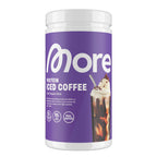 More Protein Iced Coffee S'Mores 500g - 20 Servings Protein Powder with Instant Coffee - Low Sugar & Fat - BBE 01/2027