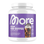 More Protein Iced Coffee S'Mores 500g - 20 Servings Protein Powder with Instant Coffee - Low Sugar & Fat - BBE 01/2027
