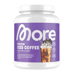More Protein Iced Coffee S'Mores 500g - 20 Servings Protein Powder with Instant Coffee - Low Sugar & Fat - BBE 01/2027