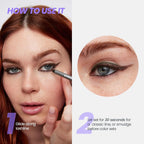 Wonderskin 1440 Longwear Eyeliner Pencil - Waterproof, Sharpenable, Smudge-Proof, Blueberry Blue Purple - Damaged Box