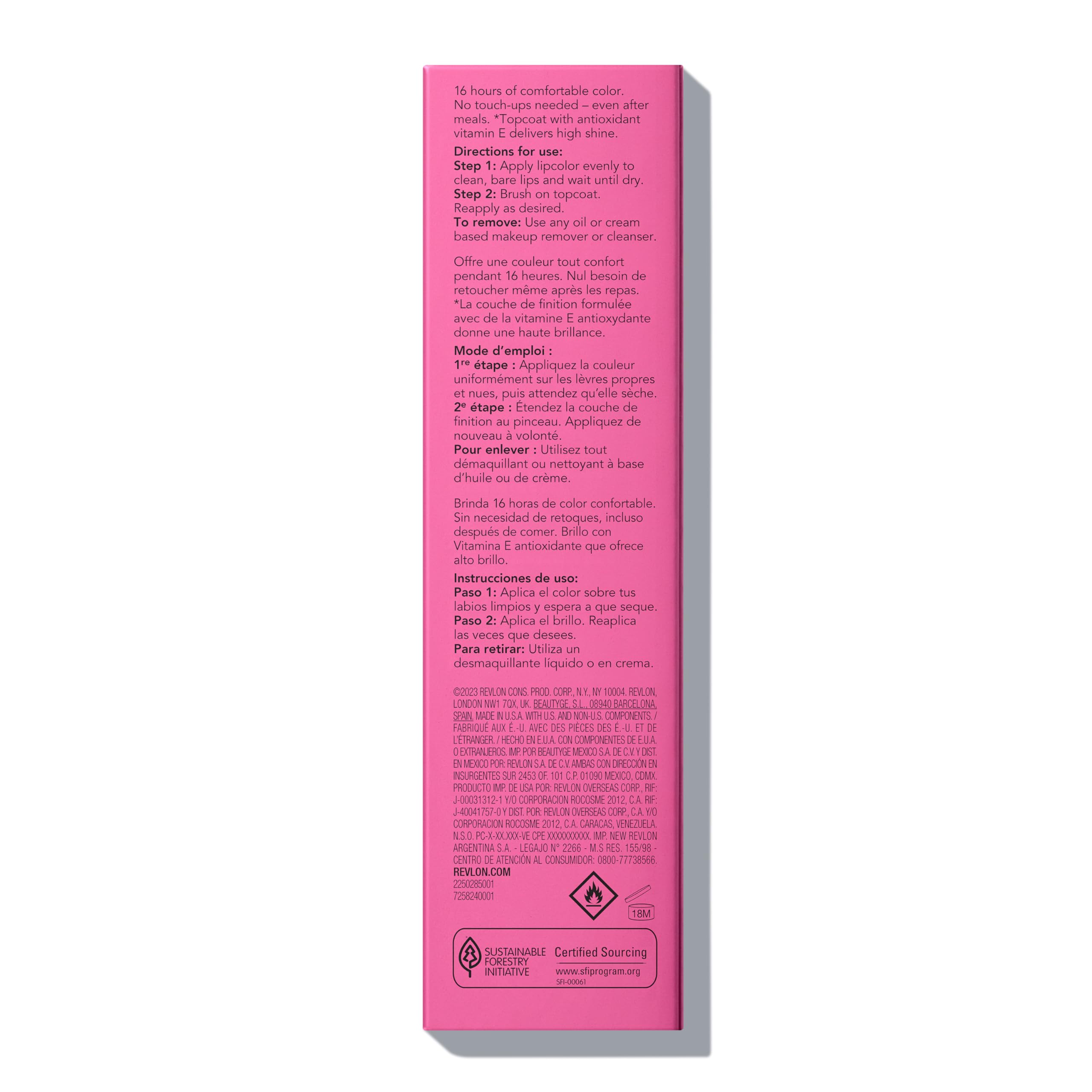 Revlon Colorstay Overtime Lipcolor - Keep Blushing - Long Lasting Lipstick - Damaged Box