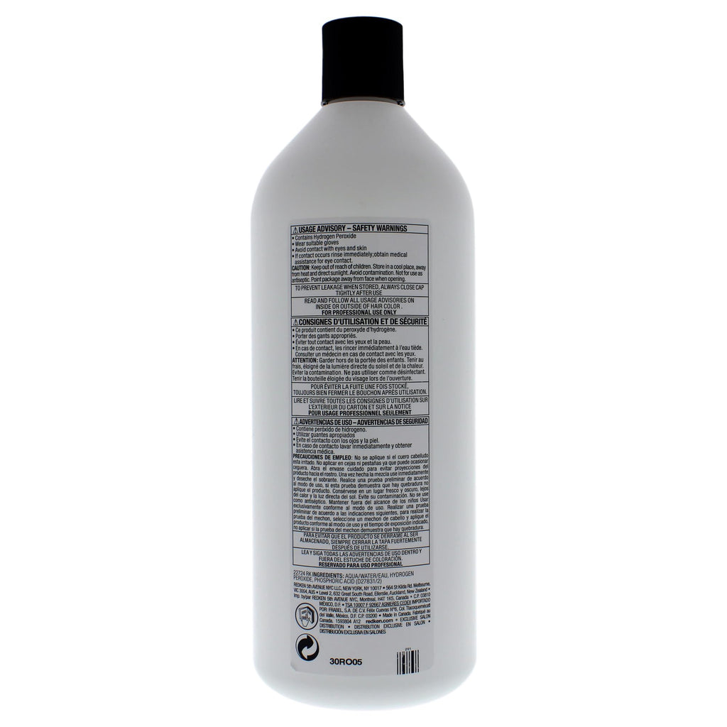 Redken Shades EQ Gloss Processing Solution 1000ml 1 Litre Developer for Demi-Permanent Hair Colour Dye Professional Salon Formula