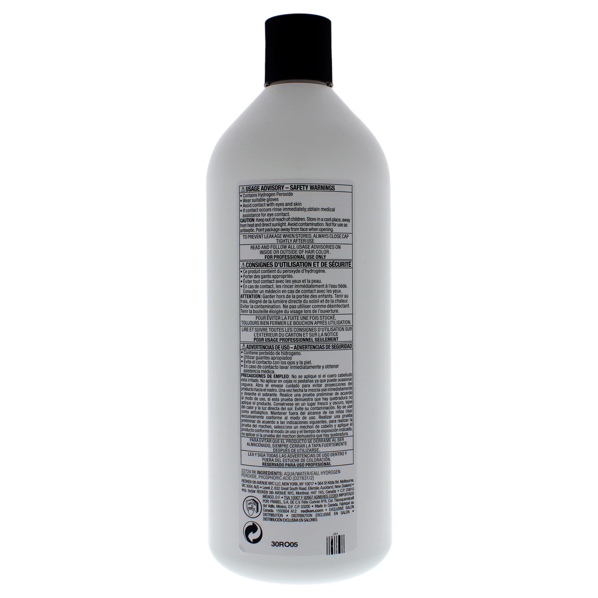 Redken Shades EQ Gloss Processing Solution 1000ml 1 Litre Developer for Demi-Permanent Hair Colour Dye Professional Salon Formula