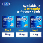 Nicotinell 14mg Nicotine Patches - 7 Patches, 24h Craving Control, Step 2 Moderate Smokers Stop Smoking Aid - BBE 07/2028