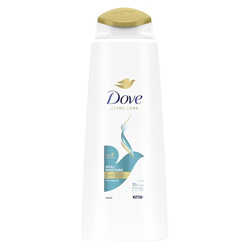 Dove Nutritive Solutions Daily Moisture 2-in-1 Shampoo & Conditioner 400ml for Dry Damaged Hair - Damaged Box