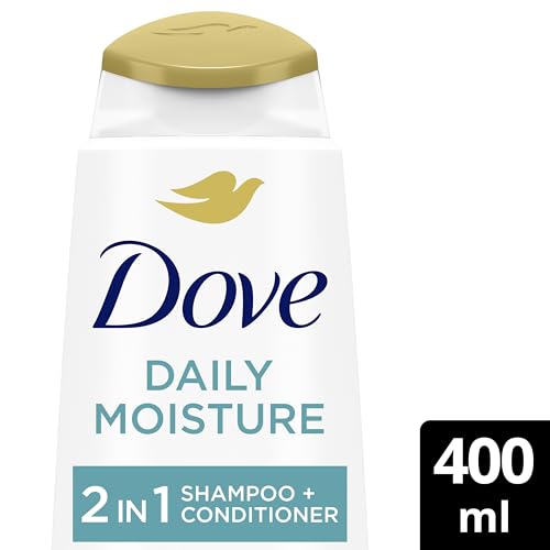 Dove Nutritive Solutions Daily Moisture 2-in-1 Shampoo & Conditioner 400ml for Dry Damaged Hair - Damaged Box