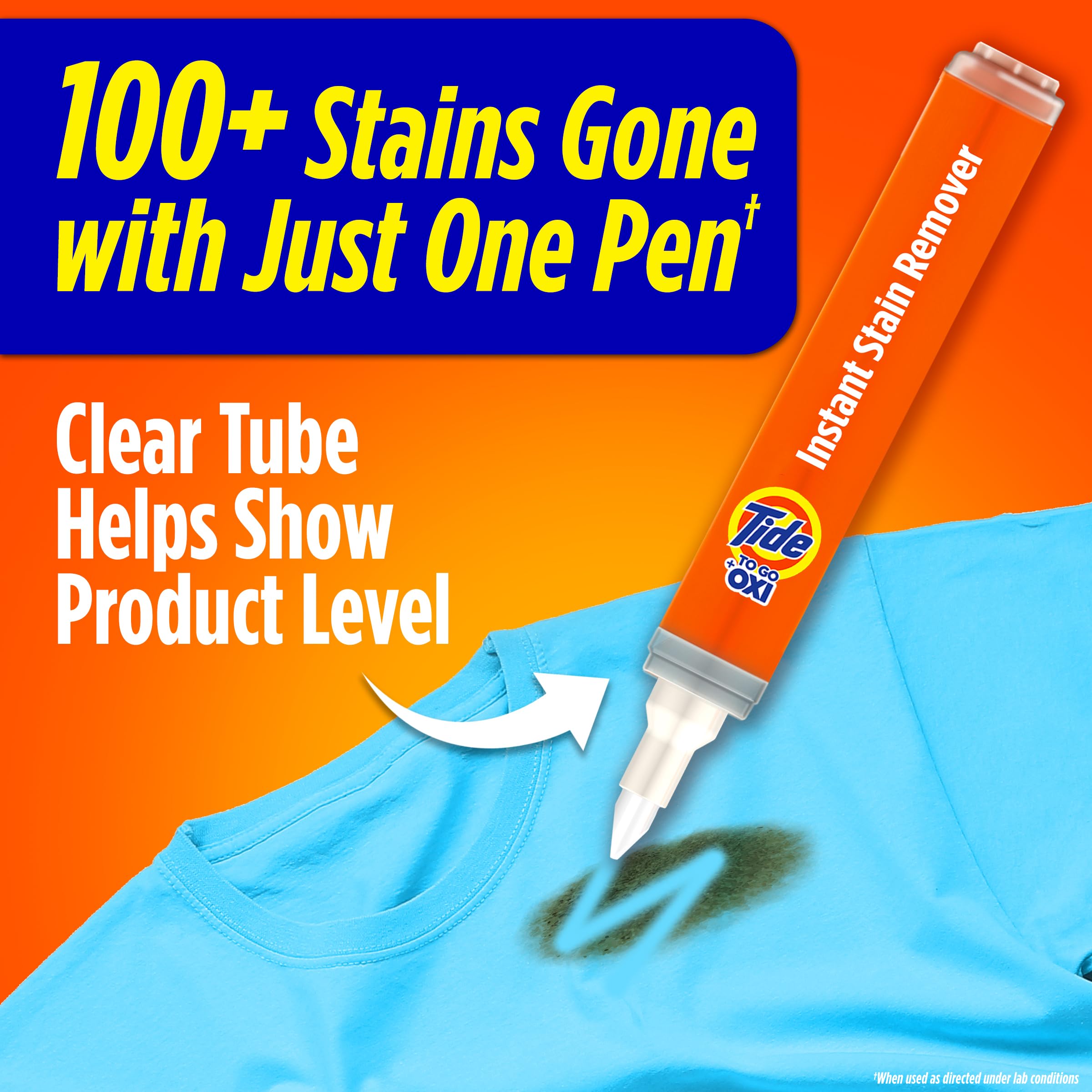Tide To Go Instant Stain Remover Pen - Travel & Pocket Size - 3 Count Laundry Spot Cleaner - Very Good