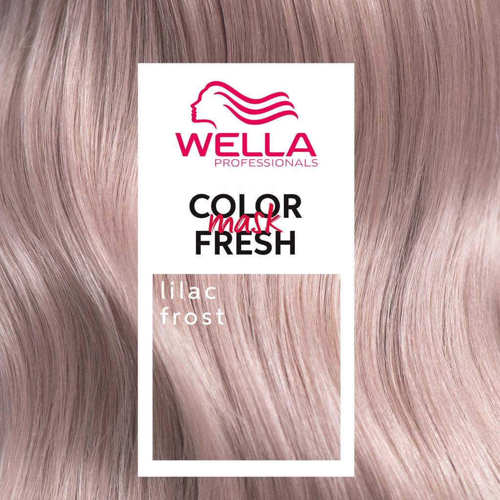 Wella Professional Color Fresh Mask, Temporary Hair Color Refresh Treatment, Semi-Permanent Hair Dye, Hair Gloss Treatment, Lilac Frost, 500 ml - Damaged Box