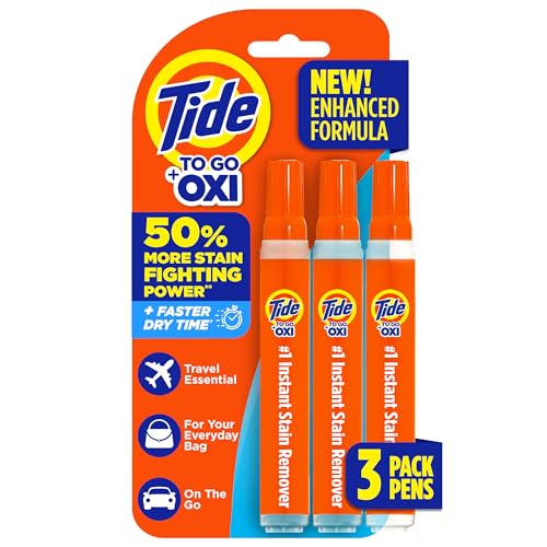 Tide To Go Instant Stain Remover Pen - Travel & Pocket Size - 3 Count Laundry Spot Cleaner - Very Good