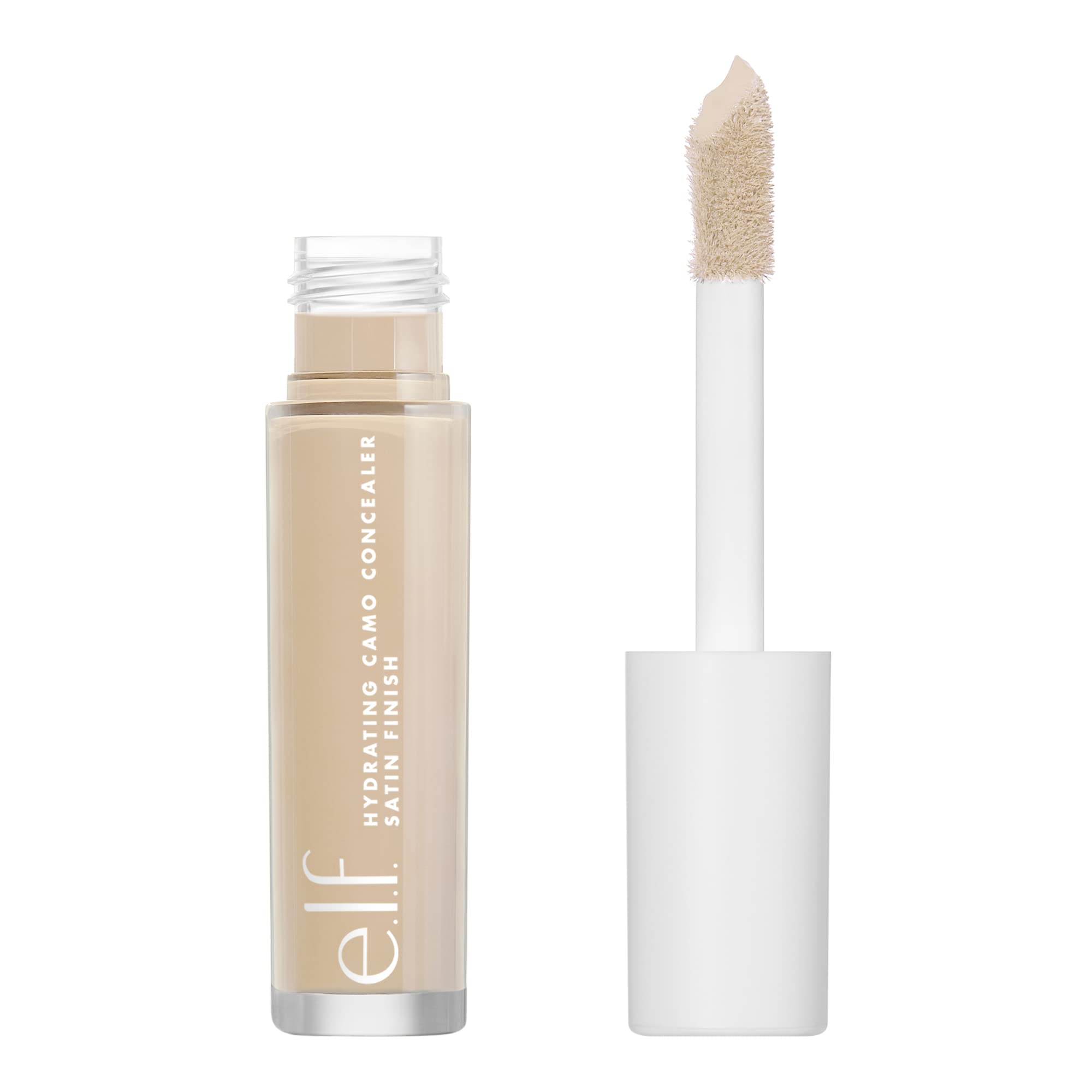e.l.f. Hydrating Camo Concealer - Fair Warm - Satin Finish - 0.203 Fl Oz (6mL) - Conceals, Corrects, Highlights