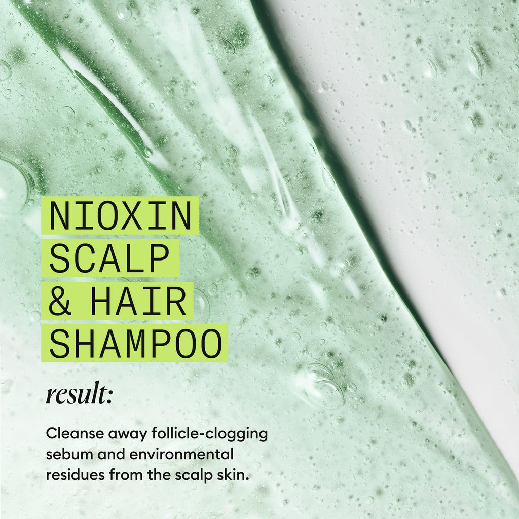 Nioxin System 2 Scalp + Hair Shampoo - Natural Hair Thinning Treatment - Biotin & Niacinamide - 300ml - Damaged Box