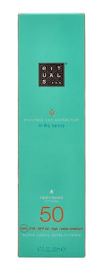 Rituals 1246-52487 Beauty Care The Ritual of Karma Sun Pretection Milk Spray SPF50 200 ml for Adults, Ideal for Long-Lasting Everyday Fragrance wear, 200 ml, spf50 - Damaged Box