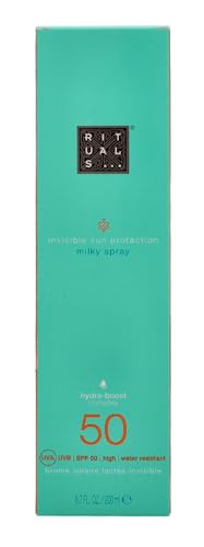 Rituals 1246-52487 Beauty Care The Ritual of Karma Sun Pretection Milk Spray SPF50 200 ml for Adults, Ideal for Long-Lasting Everyday Fragrance wear, 200 ml, spf50 - Damaged Box