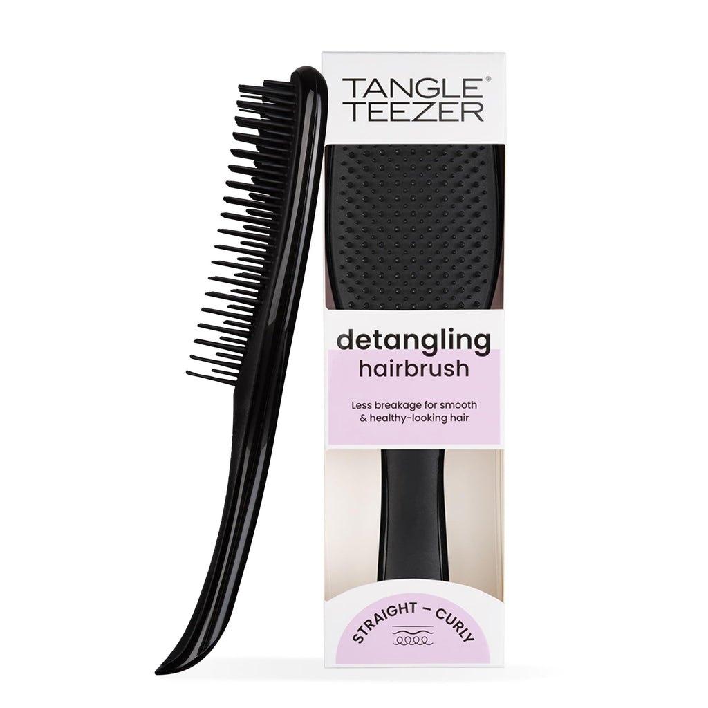 Tangle Teezer Ultimate Detangler Hairbrush - Liquorice Black - Wet & Dry Hair - Reduces Breakage & Knots - Damaged Box