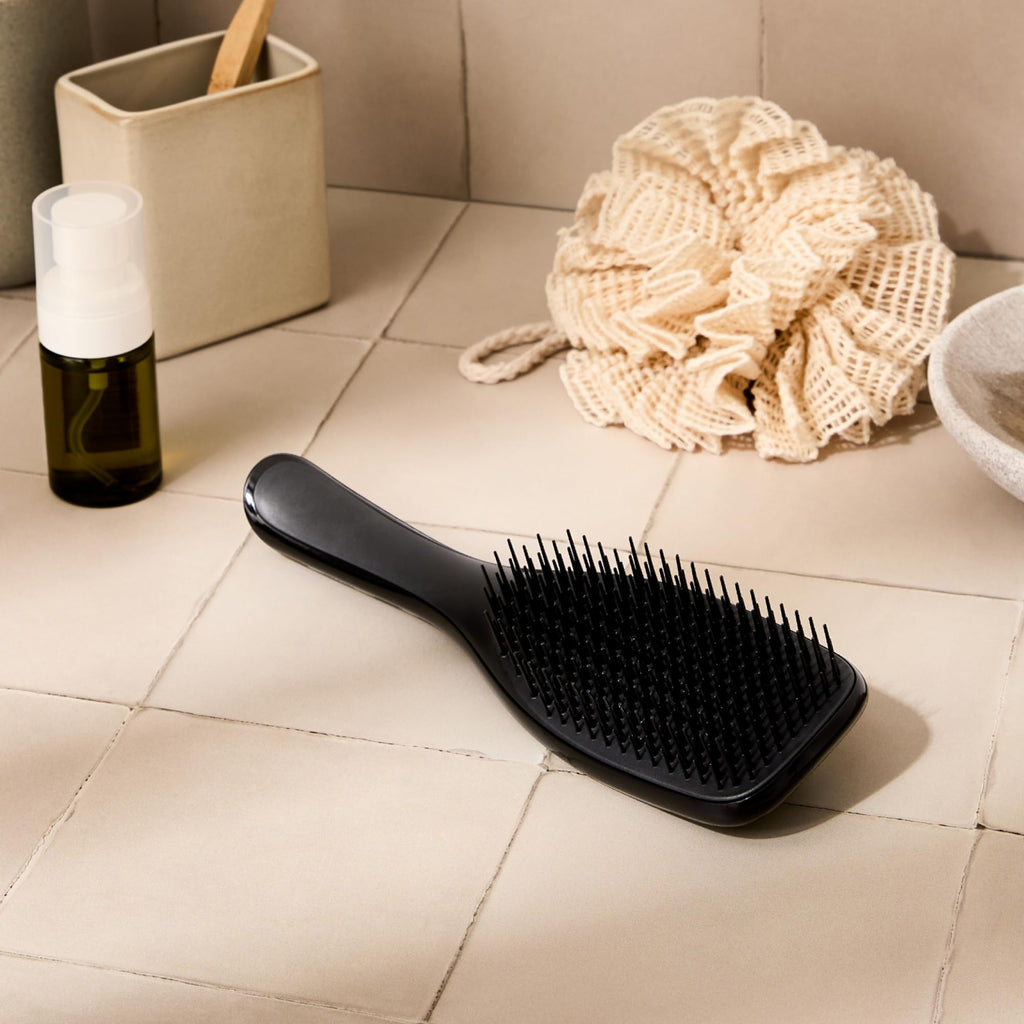Tangle Teezer Ultimate Detangler Hairbrush - Liquorice Black - Wet & Dry Hair - Reduces Breakage & Knots - Damaged Box