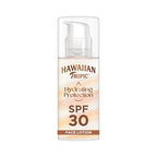 Hawaiian Tropic Hydrating Protection Face Sunscreen SPF 30 UVA plus UVB Protection, 50 ml, 12-Hour Moisturisation, Make Up Compatible, Water Resistant, Vegan