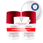 Vichy Deodorant Roll-On 48h Antiperspirant 2 x 50 ml - Damaged Box