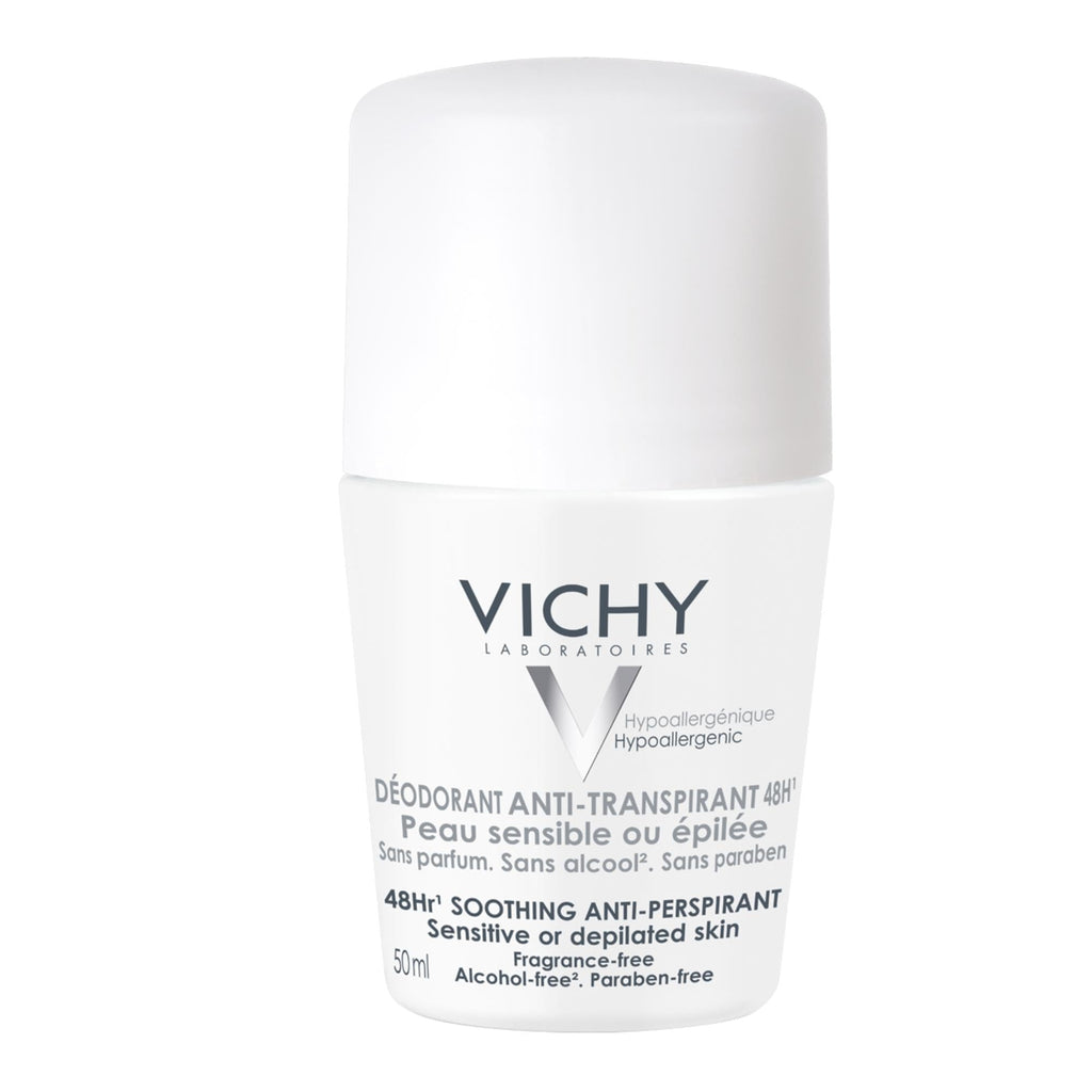Vichy Deodorant Roll-On 48h Antiperspirant 2 x 50 ml - Damaged Box