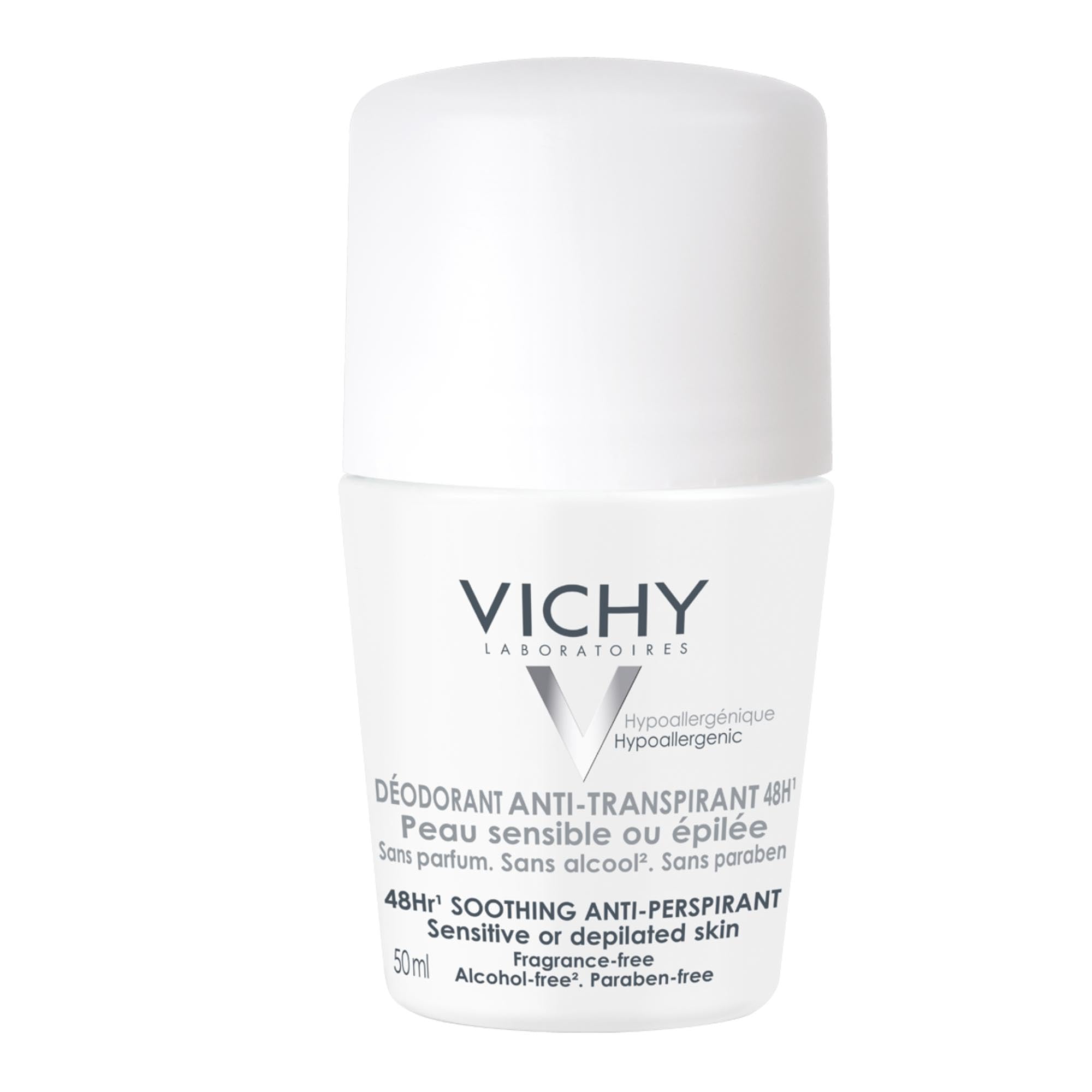 Vichy Deodorant Roll-On 48h Antiperspirant 2 x 50 ml - Damaged Box