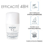 Vichy Deodorant Roll-On 48h Antiperspirant 2 x 50 ml - Damaged Box
