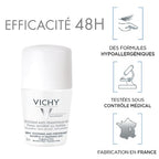 Vichy Deodorant Roll-On 48h Antiperspirant 2 x 50 ml - Damaged Box