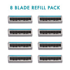 Wilkinson Sword Quattro Titanium Sensitive Razor Blades - 8 Pack Refills for Men