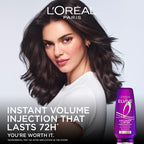 L'Oreal Paris Elvive Collagen + Lifter Conditioner - Fibre-Densifying Volume for Flat Thin Hair - 500ml with Peptides