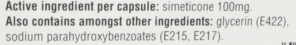 Windsetlers Simeticone 24 Gel Capsules - Flatulence, Trapped Wind & Bloating Relief - BBE 08/2026
