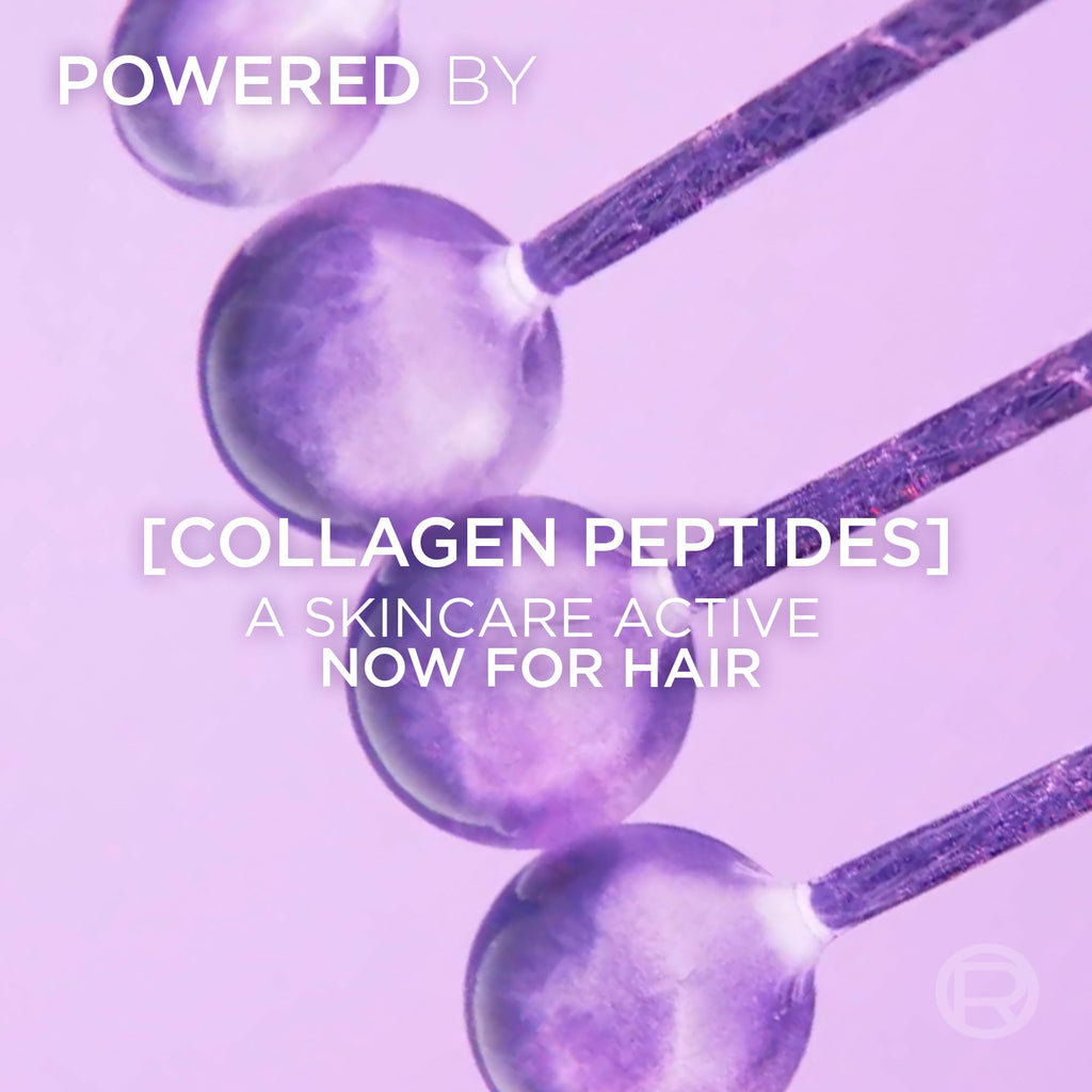 L'Oreal Paris Elvive Collagen + Lifter Conditioner - Fibre-Densifying Volume for Flat Thin Hair - 500ml with Peptides