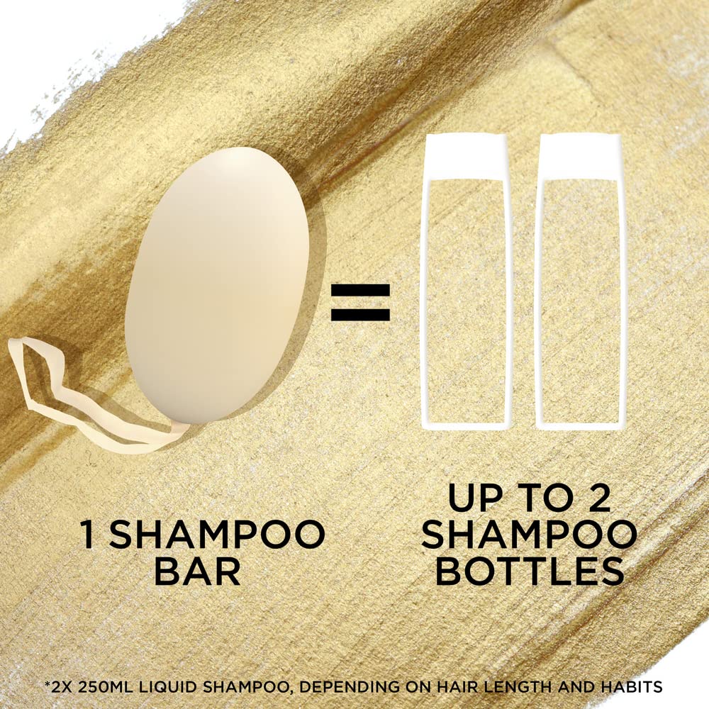Pantene Nourish & Volume Vegan Shampoo Bar 70g — Solid Travel Toiletries for Damaged & Dry Hair with Pro-Vitamins