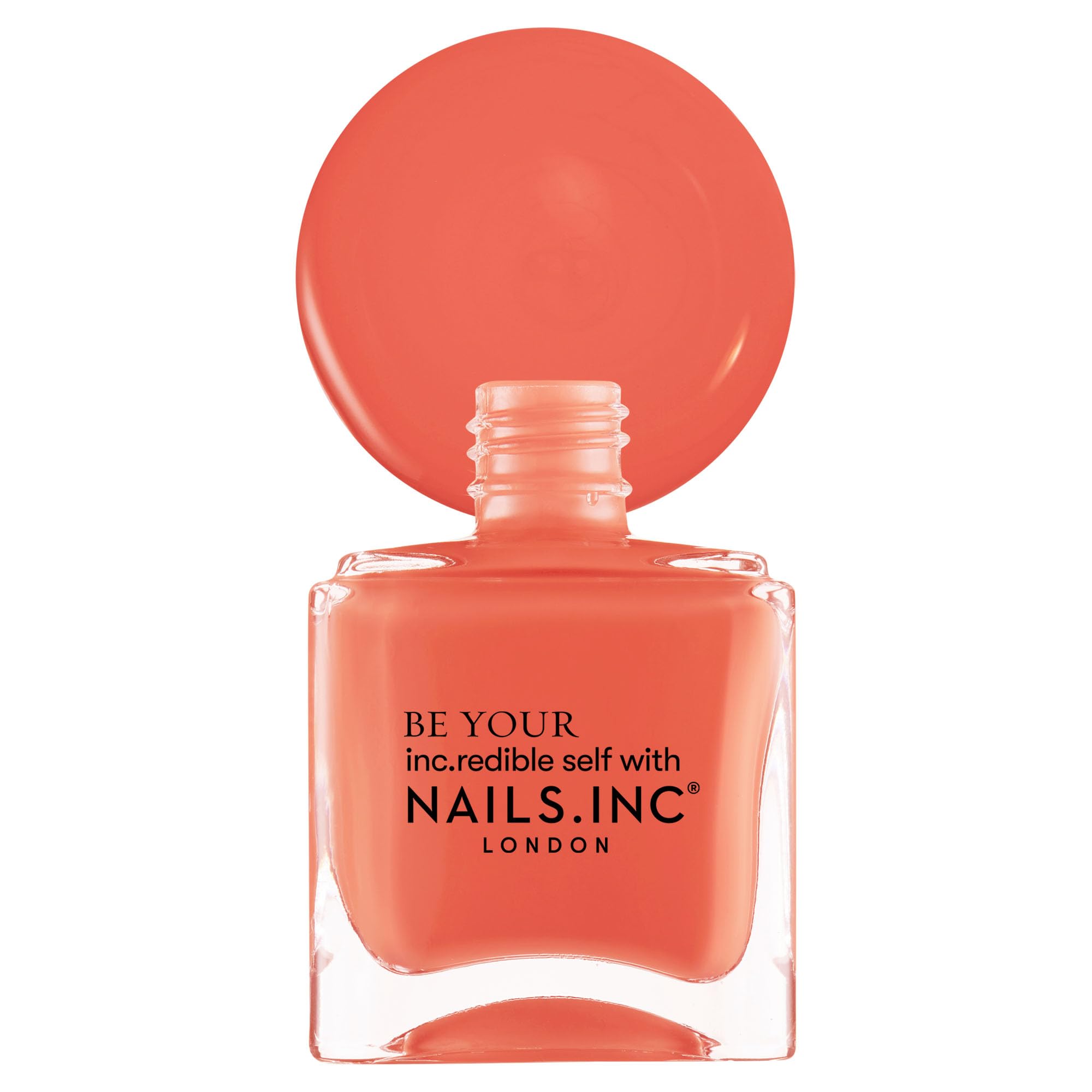 Nails Inc Be Your Inc.redible Self, Already Trending, Burt Orange, Earth Inspired, Glossy, No Chip, Long Lasting, Quick Dry, Air Dry, Professional Manicures & Pedicures, Vegan, Nail Polish 14 ML