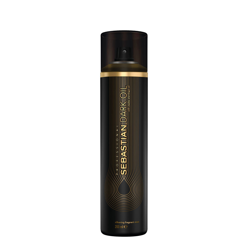 Sebastian Professional Dark Oil Hair Mist - Smoothing & Conditioning Spray for All Hair Types, 200ml - Damaged Box