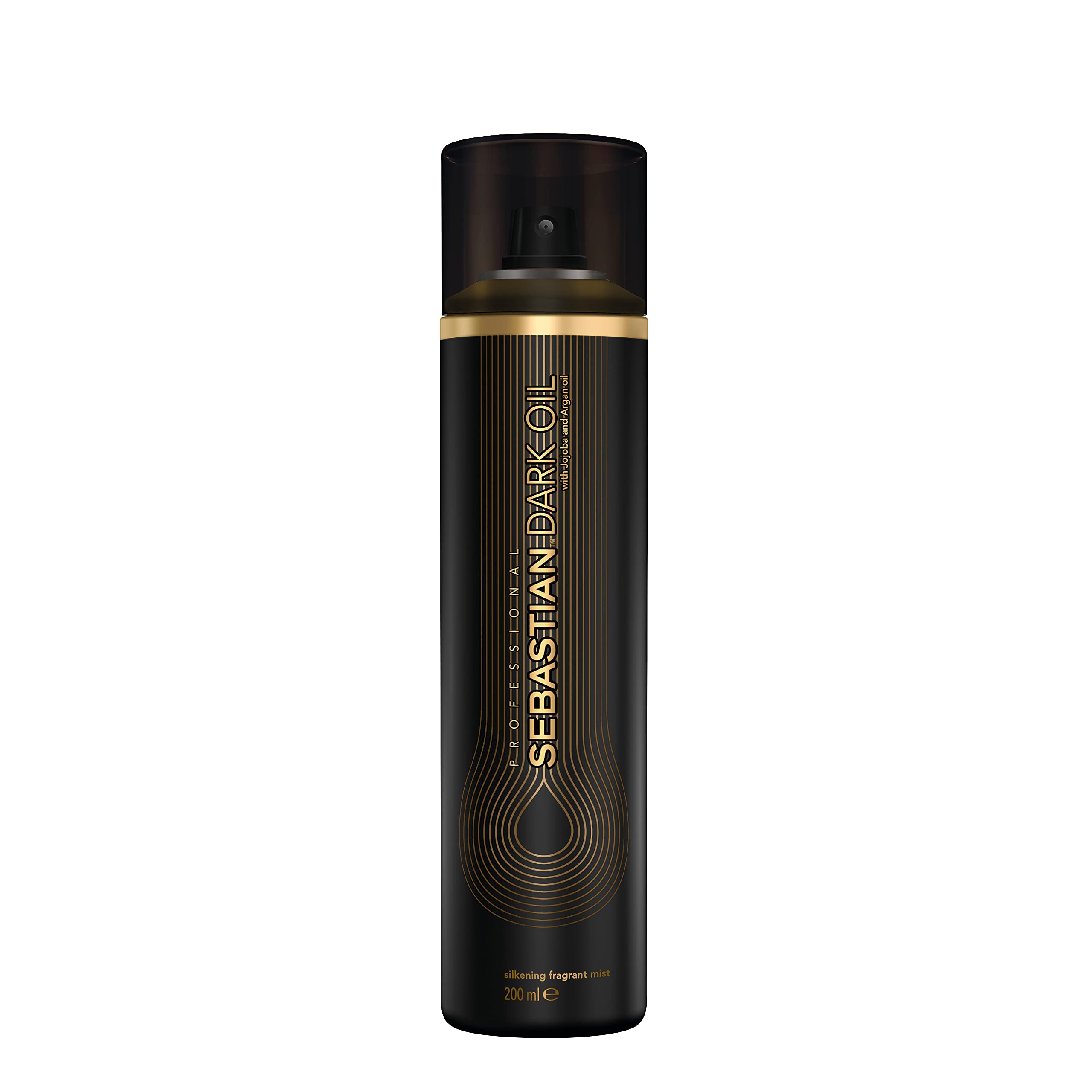 Sebastian Professional Dark Oil Hair Mist - Smoothing & Conditioning Spray for All Hair Types, 200ml - Damaged Box