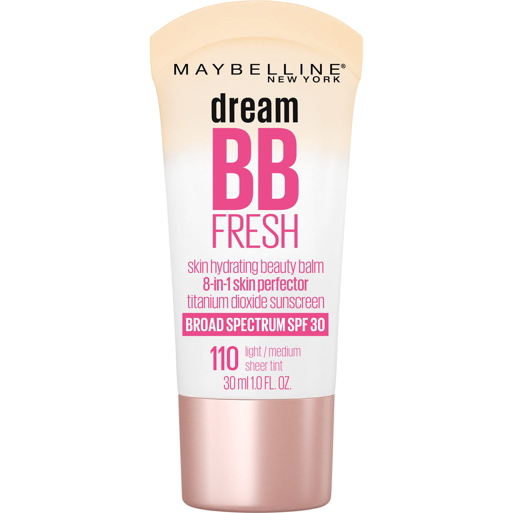 Maybelline Dream Fresh BB Cream - Light/Medium 110 - 8-in-1 Skin Perfecting Beauty Balm