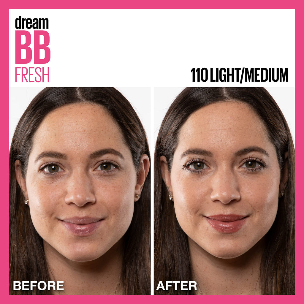 Maybelline Dream Fresh BB Cream - Light/Medium 110 - 8-in-1 Skin Perfecting Beauty Balm