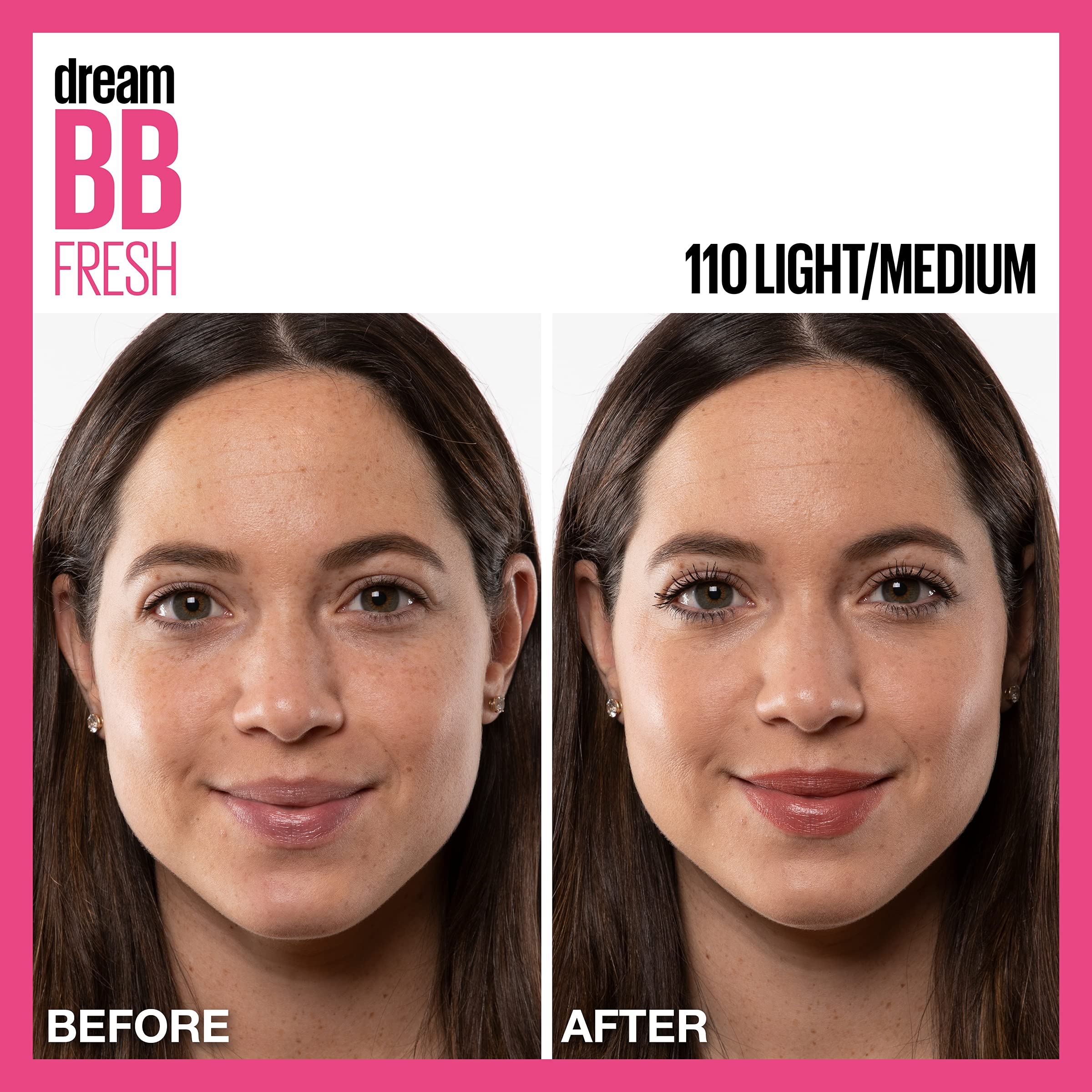 Maybelline Dream Fresh BB Cream - Light/Medium 110 - 8-in-1 Skin Perfecting Beauty Balm