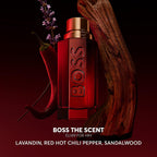 BOSS The Scent Elixir For Him Eau de Parfum 100ml - Ambery Fragrance with Pimento, Lavandin, Sandalwood - Damaged Box