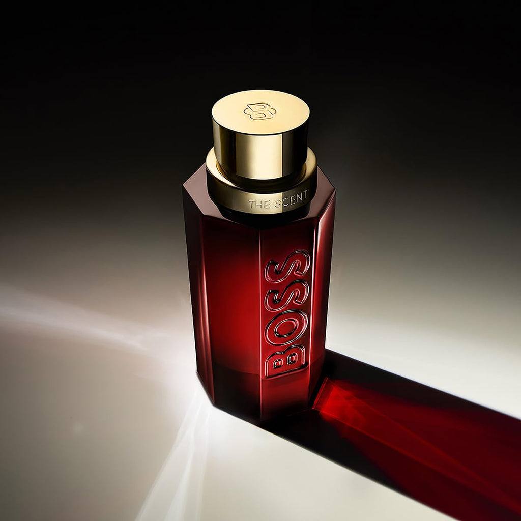 BOSS The Scent Elixir For Him Eau de Parfum 100ml - Ambery Fragrance with Pimento, Lavandin, Sandalwood - Damaged Box