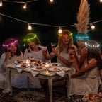 URAQT LED Flower Headband - 6 Pack Light Up Crown Garland for Women & Girls - Wedding, Party Decor - Damaged Box