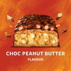 TREK High Protein Low Sugar Choc Peanut Butter Bar - Plant-Based, High Fibre - 12 x 55g - BBE 05/2026