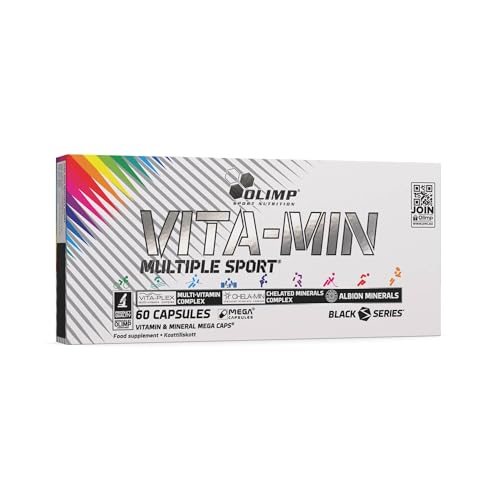 OLIMP Vita-Min Multiple Sport 60 Capsules - Vitamins & Minerals Supplement - Damaged Box - BBE 04/2028