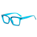 MMOWW 3-Pack Oversized Reading Glasses for Women - Anti Blue Light, Square Frame, +1.0 Black Hawksbill - Damaged Box