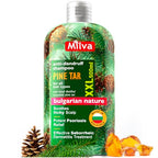 Milva Pine Tar Shampoo - 500ml Natural Anti-Dandruff & Psoriasis Treatment for Dry, Itchy, Flaky Scalp