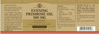 Solgar Evening Primrose Oil 500mg Softgels - 30 Capsules - Omega-6, GLA - Easy Swallow, Gluten Free - BBE 02/2028
