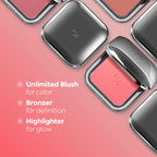 KIKO Milano Unlimited Blush 06 Brick - Long-Lasting Powder Blush, Buildable Finish