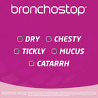 Bronchostop Cough Syrup 200ml - Used for Relief for Dry or Chesty Coughs - with Thyme Herb and Marshmallow Root Extract - Non Drowsy Cough Medicine that Can Be Diluted or Undiluted - BBE 07/2028