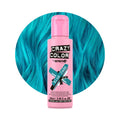 Crazy Color Semi-Permanent Hair Dye - Vibrant Blue Jade Teal Aquamarine - 100ml Vegan Conditioning Formula - Damaged Box