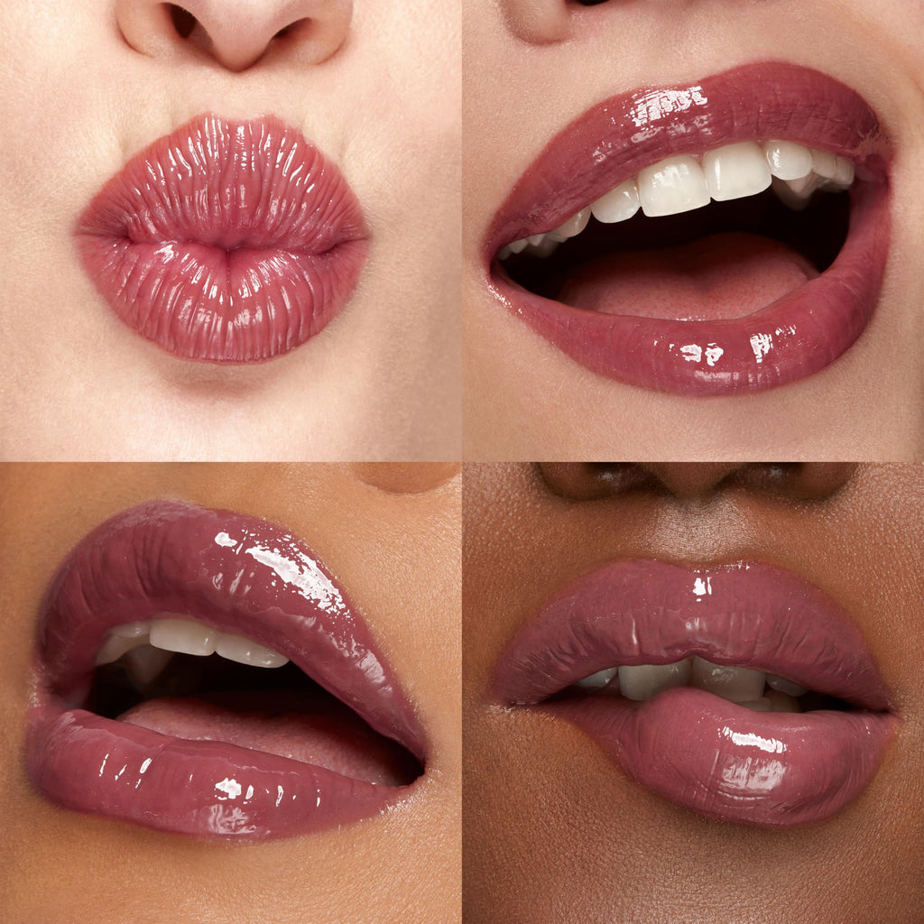 KIKO Milano 3D Hydra Lipgloss 21 Brown Rose - Hydrating Plumping Lip Gloss with Wand Applicator