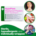 Safety First Aid Group HypaPlast Pink Washproof, Assorted (100) Sterile Hypoallergenic - Damaged Box